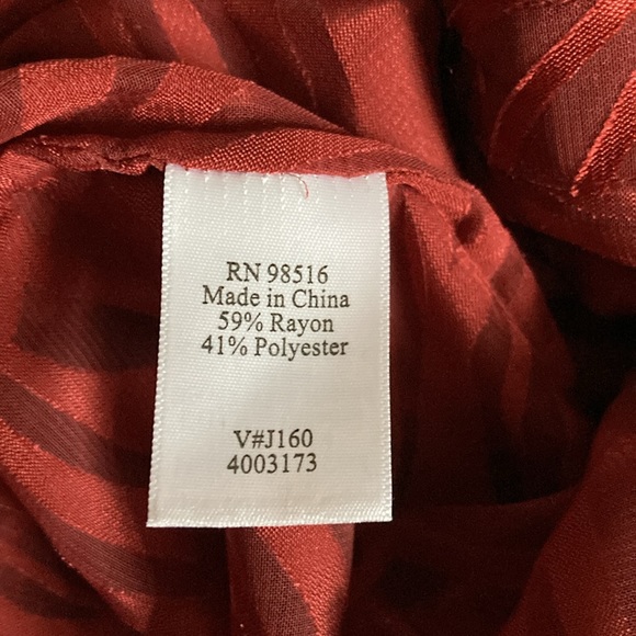 Coldwater Creek PXS red blouse - petite X-small - Picture 6 of 8